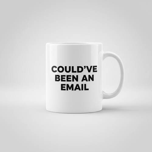 CBE White Mug Back